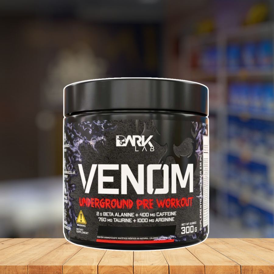 PRÉ TREINO VENOM FRUTAS VERMELHAS DARK LAB 300G