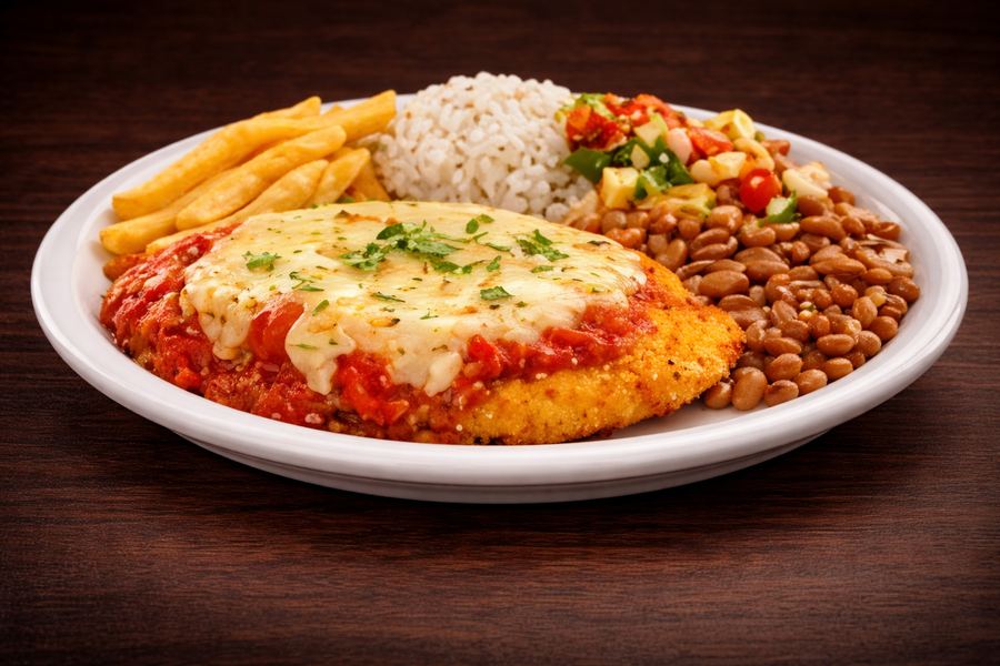 Executivo de Mini Frango á Parmegiana