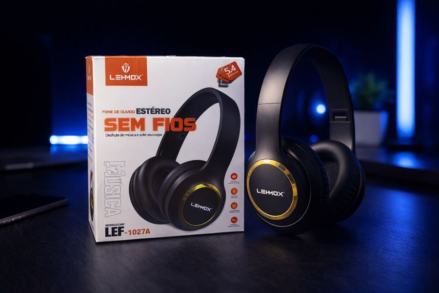 Fone de ouvido sem fio Lehmox LEF-1027A