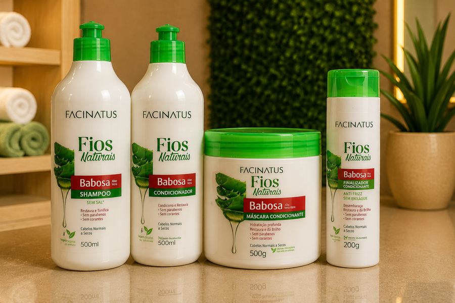 KIT-BABOSA (SHAMPOO+CONDICIONADOR+MÁSCARA+FINALIZADOR)