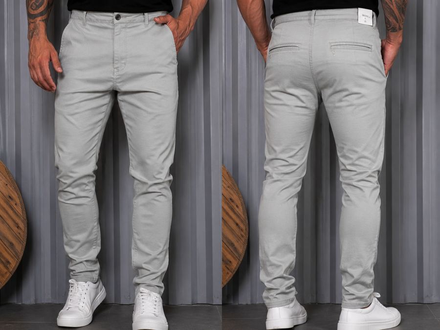 Calça Esporte Fino Calvin Klein (Cinza Claro)