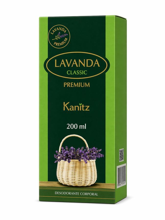 Desodorante Corporal Kanitz - Lavanda Classic Premium 200ml