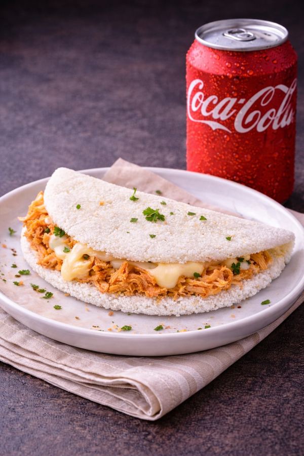 Combo Tapioca Frango com Queijo + Refrigerante Lata