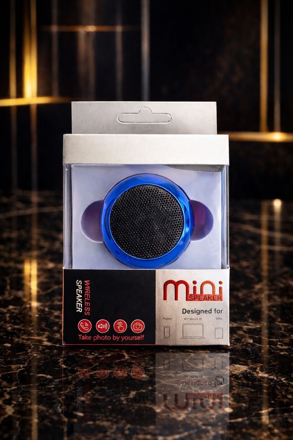Mini Speaker Wireless 3W - Cabe na Palma da Mão