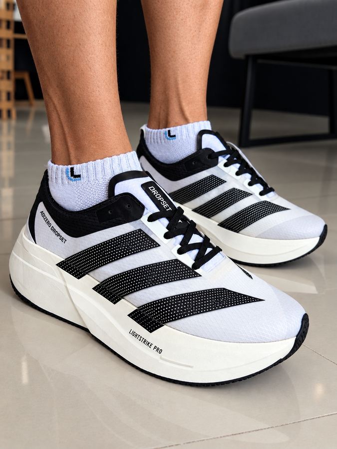Tênis Adidas Adizero Dropset Branco/Preto/Gelo