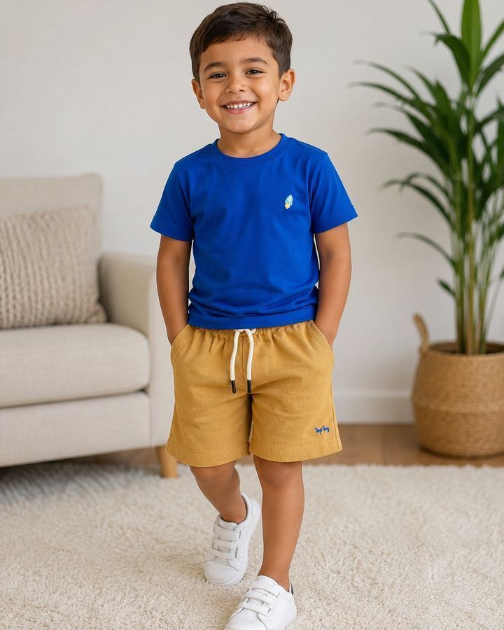 Conjunto Mauricinho Azul Royal (4anos)