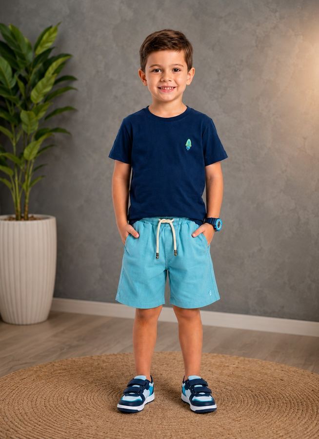 Conjunto Mauricinho Azul Marinho (8anos)