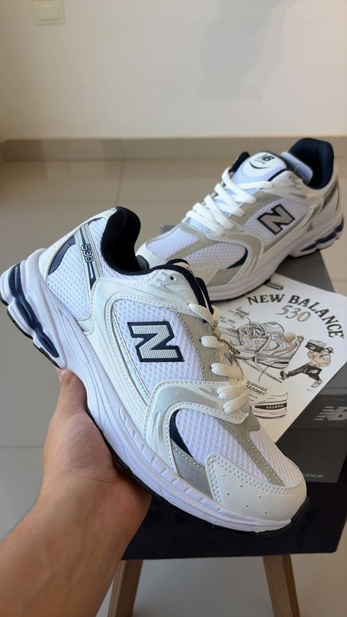 Tênis New Balance 530 branco/marinho