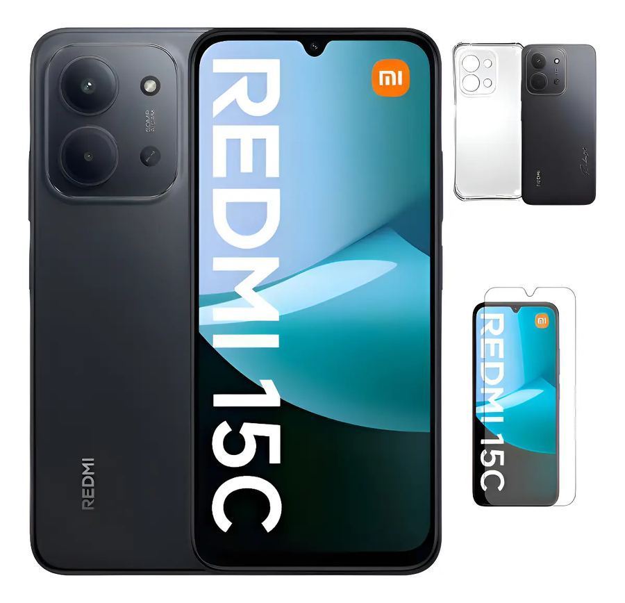 Celular Xiaomi Redmi 15c 256gb 8gb Ram Dual Sim Preto