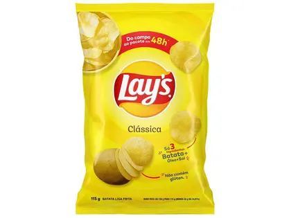 Batata Clássica Lays Elma Chips 115g - Lay'S