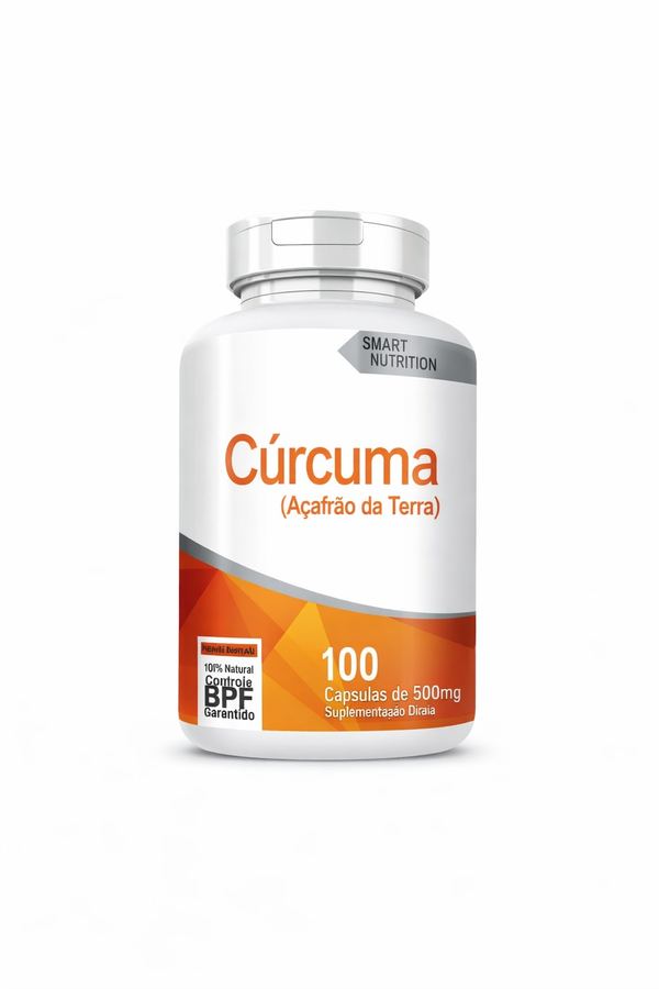 Cúrcuma (Açafrão da Terra) – 100 Cápsulas de 500mg