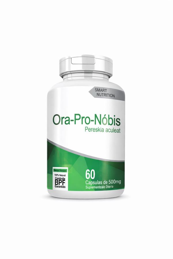 Ora-Pro-Nóbis (Pereskia aculeata) – 60 Cápsulas de 500mg