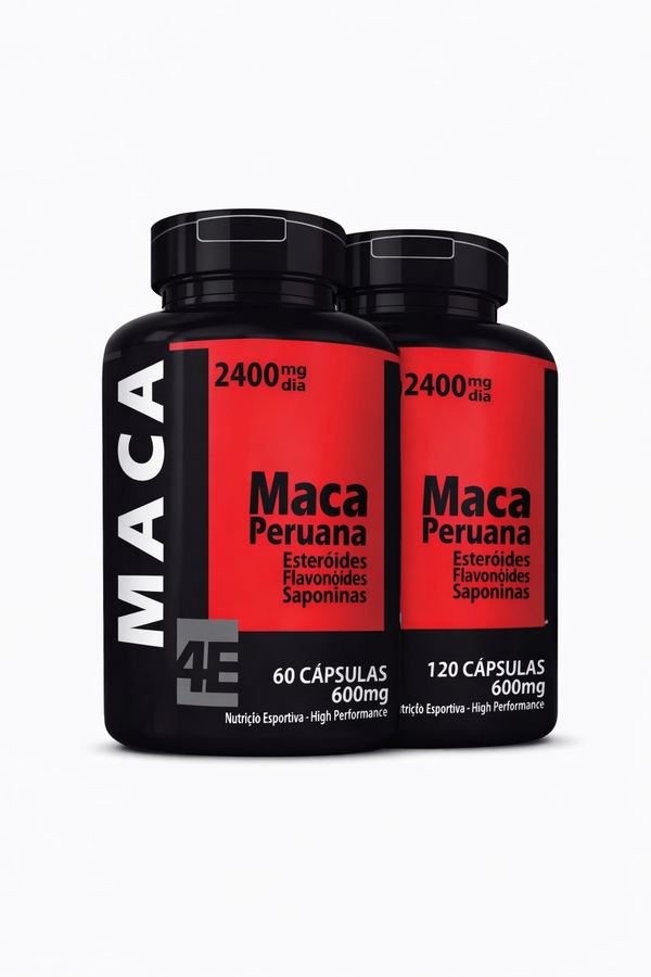 Maca Peruana 4E – 60 e 120 Cápsulas de 600mg