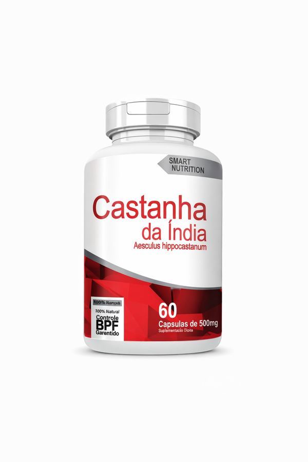Castanha da Índia Smart Nutrition – 60 Cápsulas de 500mg