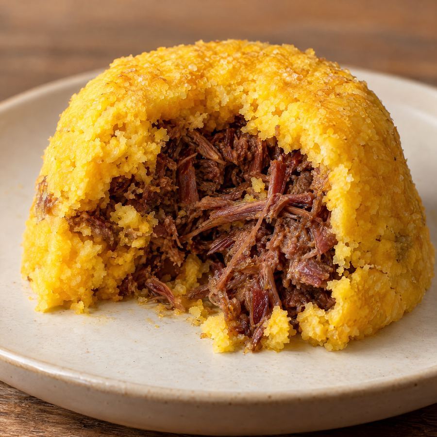 Cuscuz Recheado de Carne de Sol